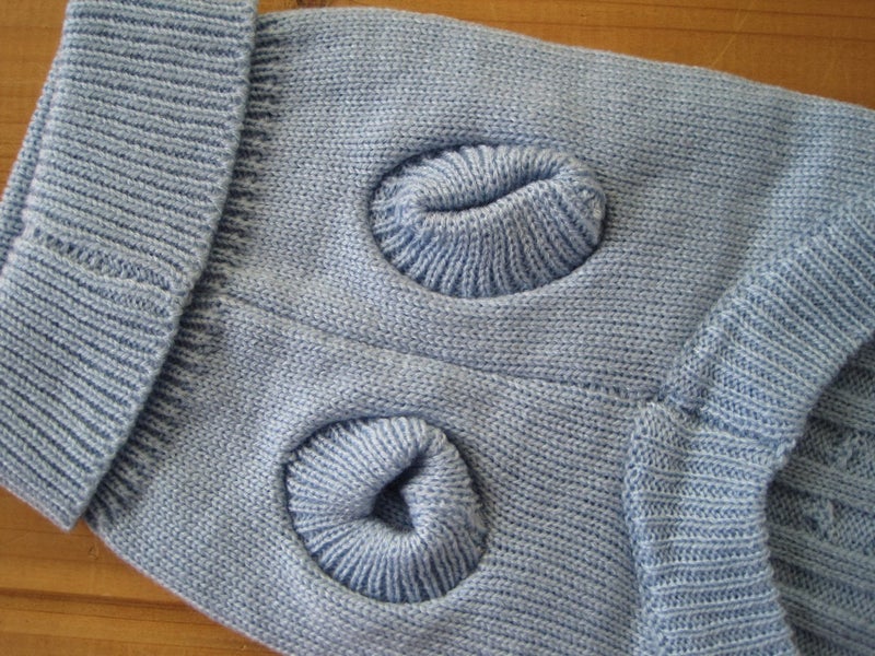 FAMI Dog Clothes Dogs Sweater Soft Puppies Clothing Winter Puppy Sweaters Warm Outfit for Dogs Small XS S Cat Apparel (SkyBlue,X-Small) - Image 5